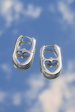 Load image into Gallery viewer, Heart Tab Earrings