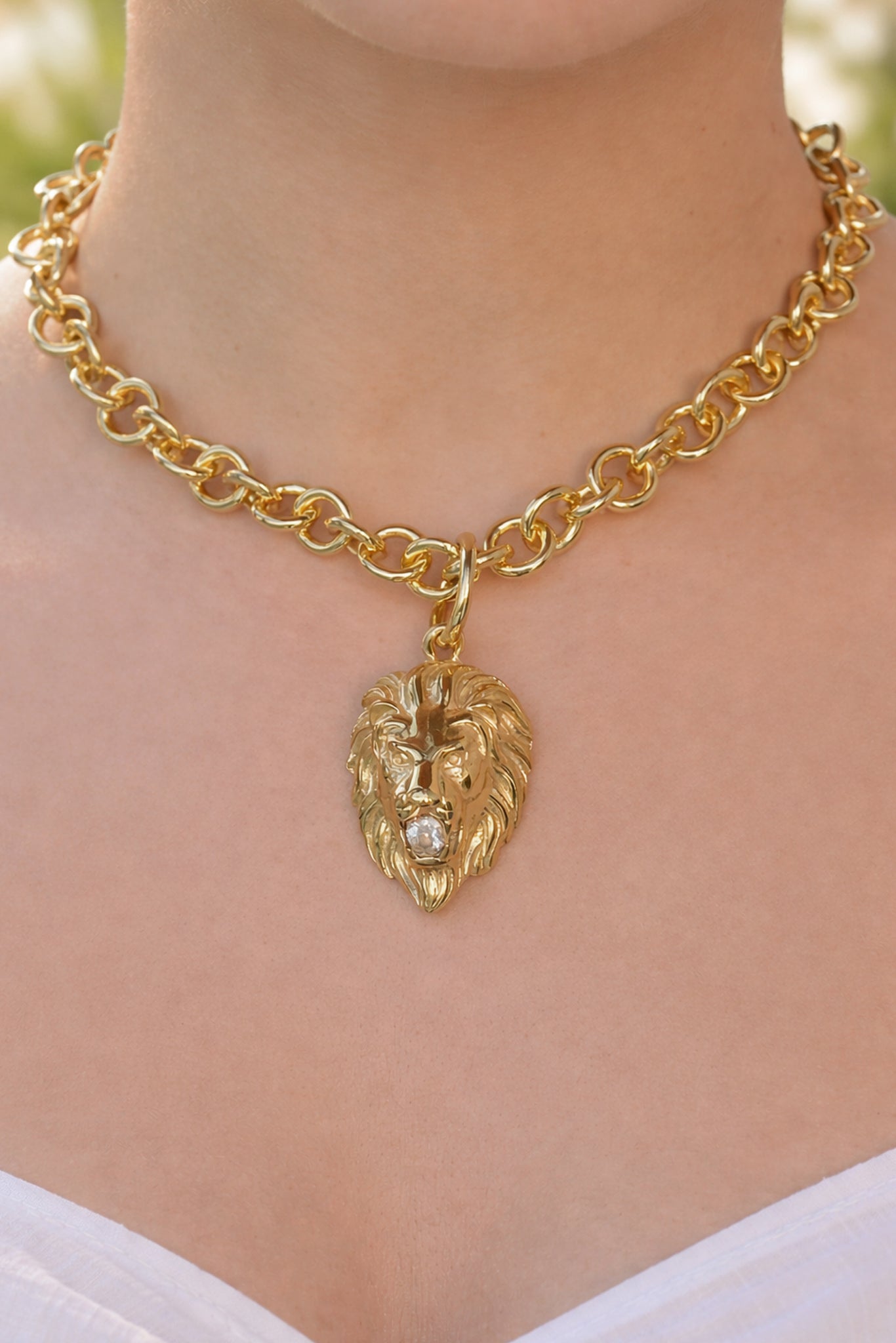 Lion Statement Necklace