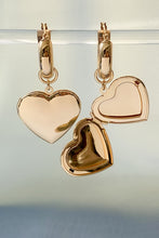 Load image into Gallery viewer, Heart Locket Earrings - Gold