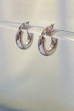 Load image into Gallery viewer, Heart Locket Earrings - Silver