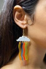 Load image into Gallery viewer, Cloud and Rainbow Earrings