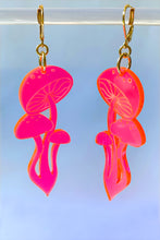 Load image into Gallery viewer, Shroom Earrings - Neon