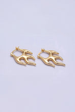 Load image into Gallery viewer, Gold Flame Earrings
