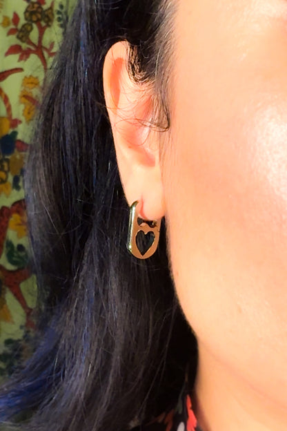 Heart Soda Tab Earrings