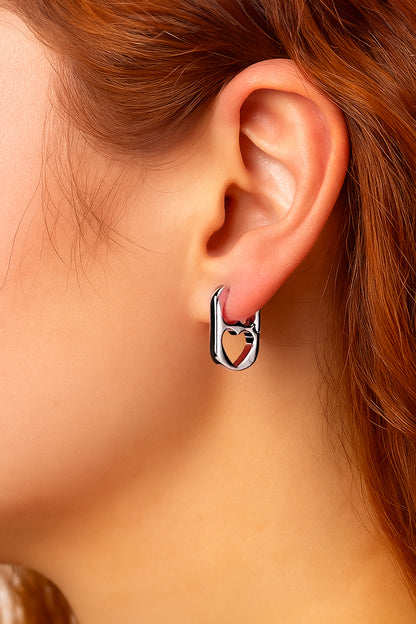Heart Soda Tab Earrings