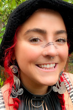 Load image into Gallery viewer, PsiiLo Earrings - Silver Mirror
