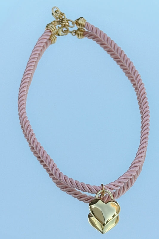 Heart Rope Necklace