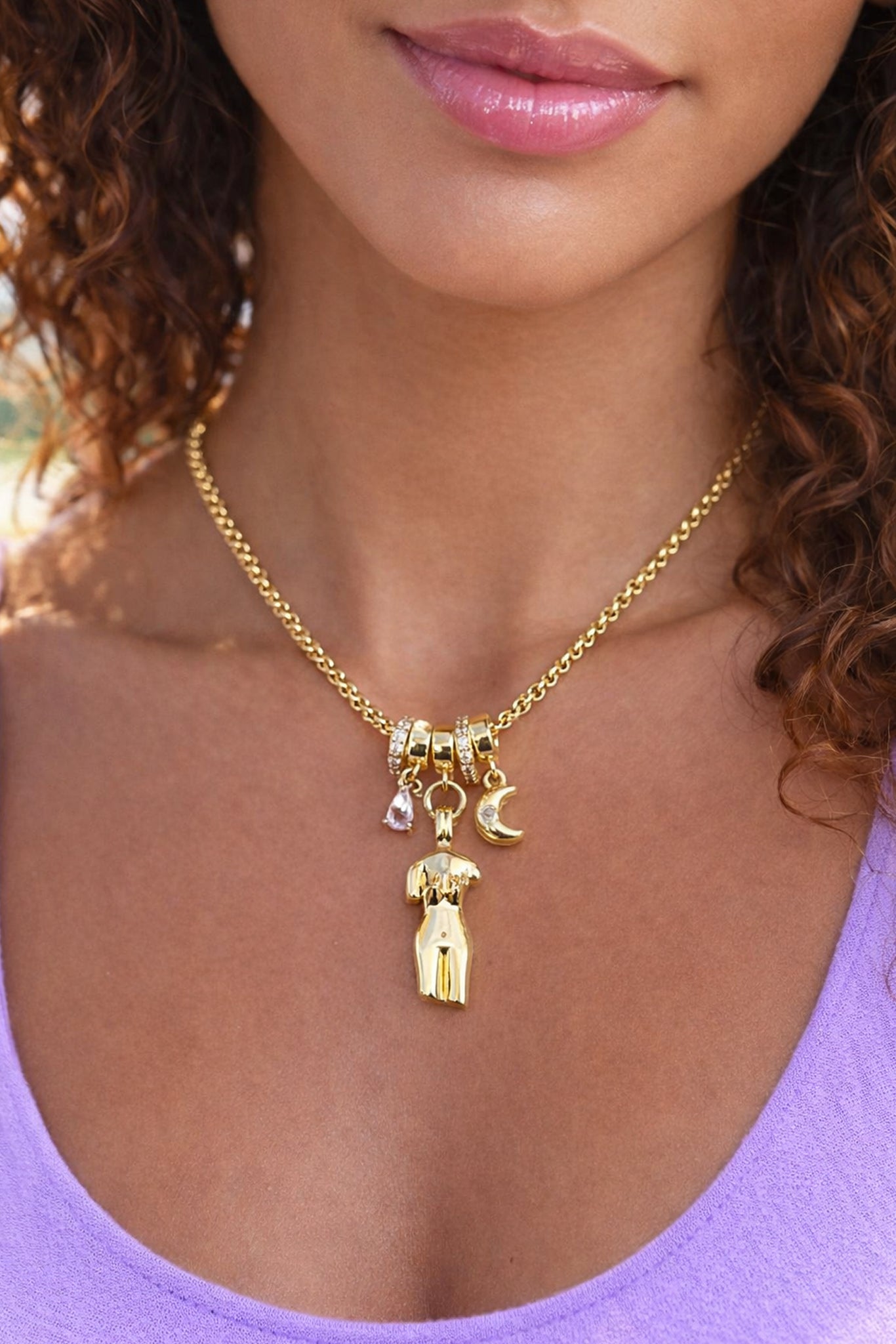 Moon Woman Necklace