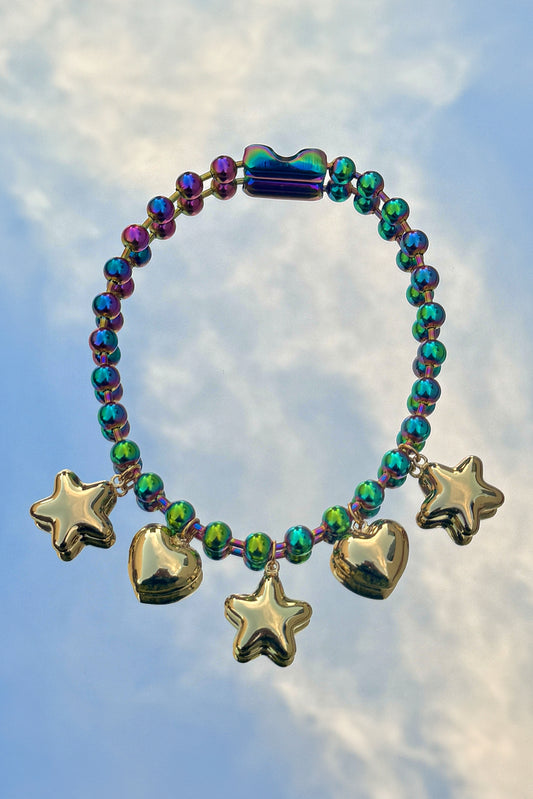 Stars & Hearts Statement Necklace