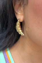 Load and play video in Gallery viewer, Croissant Earrings
