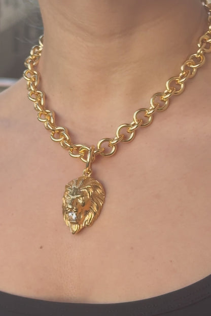 Lion Statement Necklace