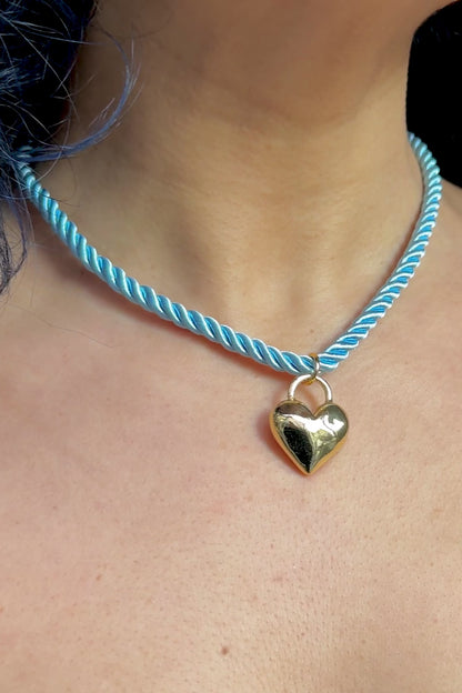 Heart Rope Necklace