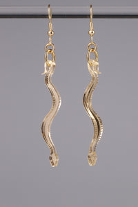 Small Boa Earrings - Champagne