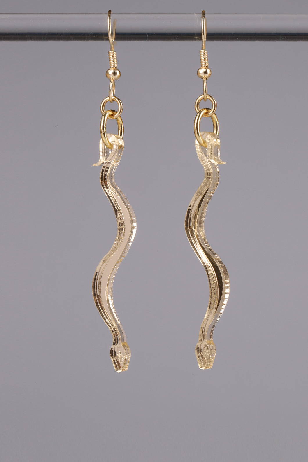 Small Boa Earrings - Champagne