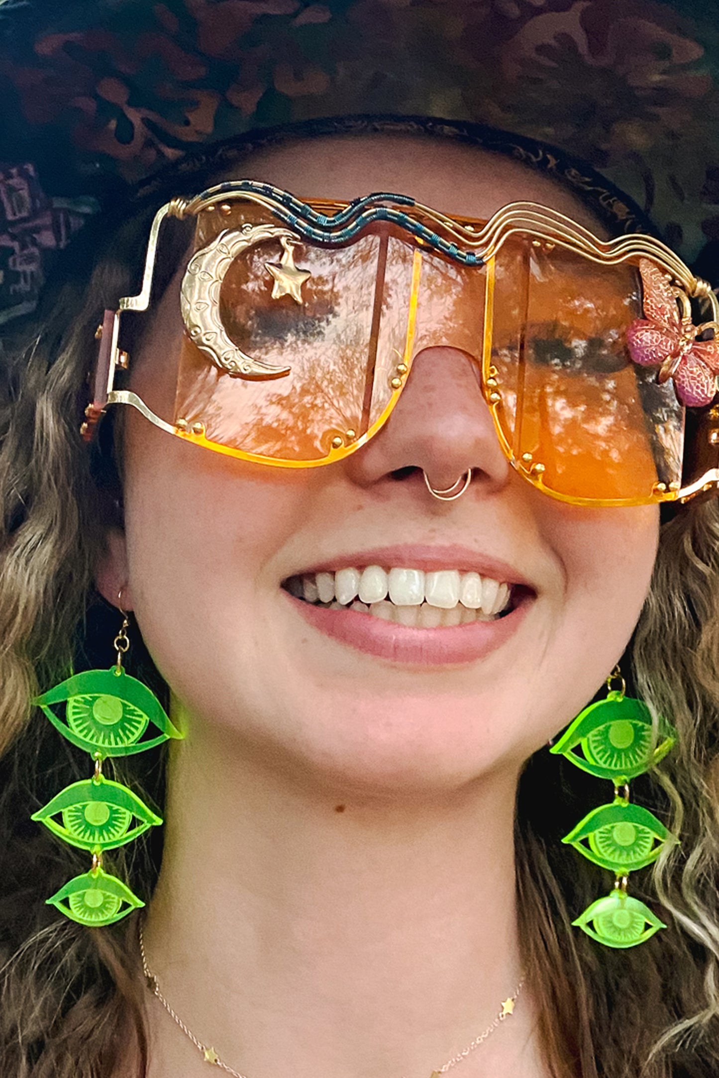 Neon Eyes Earrings