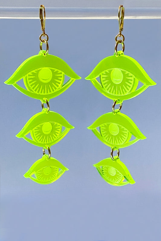 Neon Eyes Earrings
