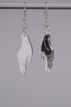 Load image into Gallery viewer, Small Hand Earrings - Silver
