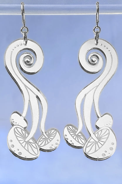 Silver PsiiLo Earrings