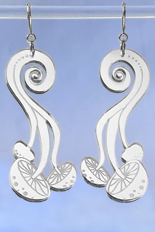 Silver PsiiLo Earrings