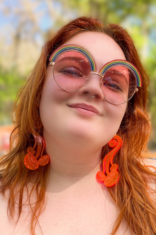Neon PsiiLo Earrings